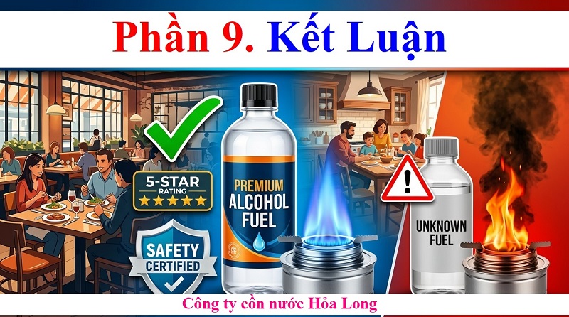 Mua Cồn Nước Cho Bếp Cồn Ở Đâu Uy Tín? Kinh Nghiệm Chọn Đúng Loại An Toàn, Giá Tốt
